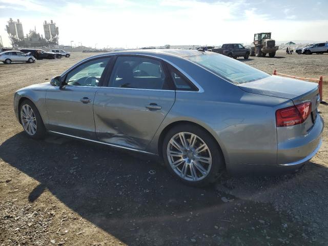 WAURVAFD6BN027053 - 2011 AUDI A8 L QUATTRO SILVER photo 2