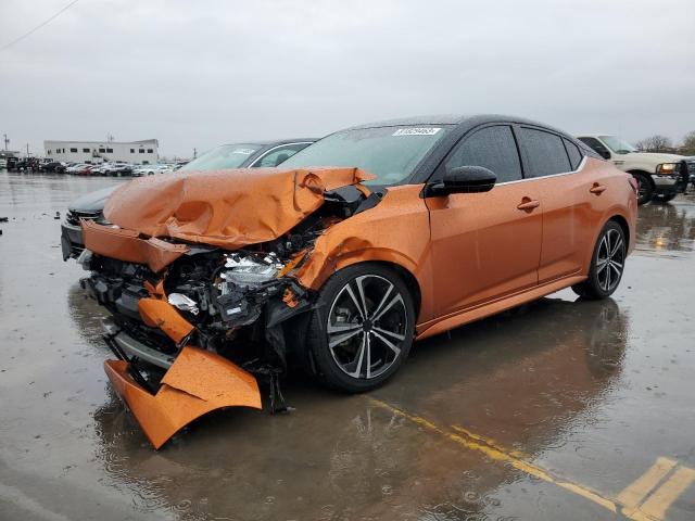 3N1AB8DV5NY229700 - 2022 NISSAN SENTRA SR ORANGE photo 1