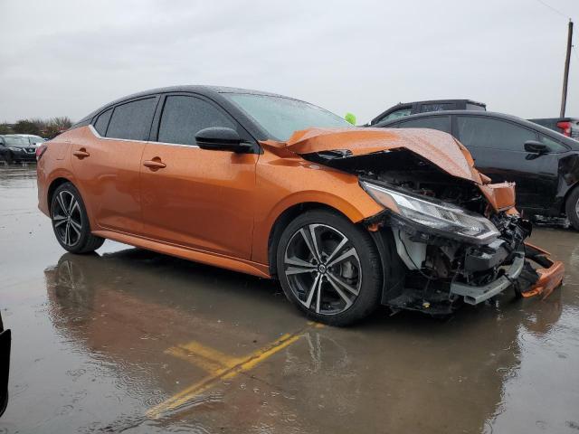 3N1AB8DV5NY229700 - 2022 NISSAN SENTRA SR ORANGE photo 4