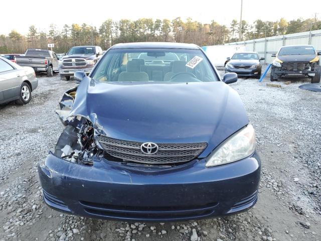 4T1BE32K34U349576 - 2004 TOYOTA CAMRY LE BLUE photo 5