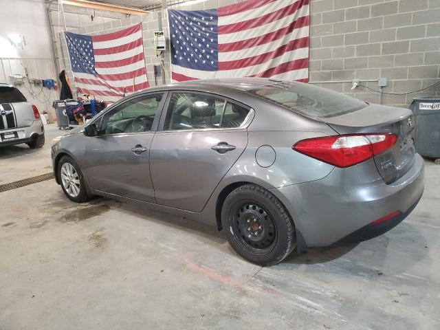 KNAFX4A81F5304285 - 2015 KIA FORTE EX GRAY photo 2