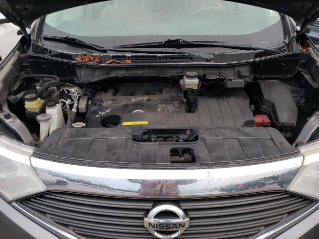 JN8AE2KP8F9124098 - 2015 NISSAN QUEST S GRAY photo 12