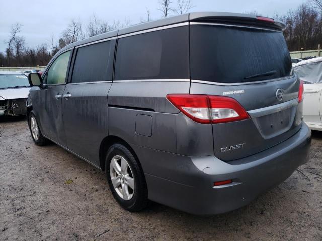 JN8AE2KP8F9124098 - 2015 NISSAN QUEST S GRAY photo 2