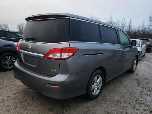 JN8AE2KP8F9124098 - 2015 NISSAN QUEST S GRAY photo 3