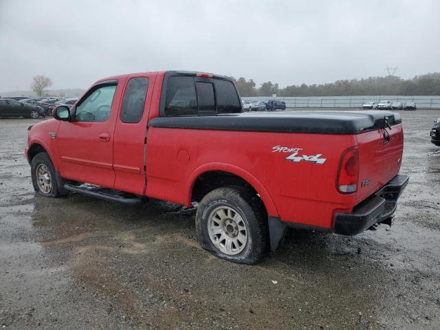 2FTRX18L42CA74783 - 2002 FORD F150 RED photo 2