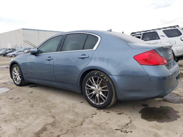 JN1CV6AP4AM406325 - 2010 INFINITI G37 BASE BLUE photo 2