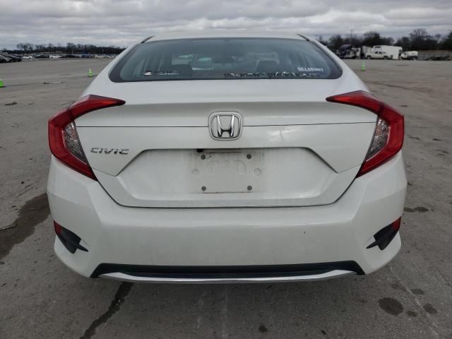 2HGFC2F61LH510092 - 2020 HONDA CIVIC LX WHITE photo 6