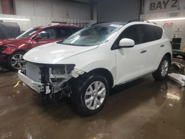 JN8AZ1MW9CW216269 - 2012 NISSAN MURANO S WHITE photo 1