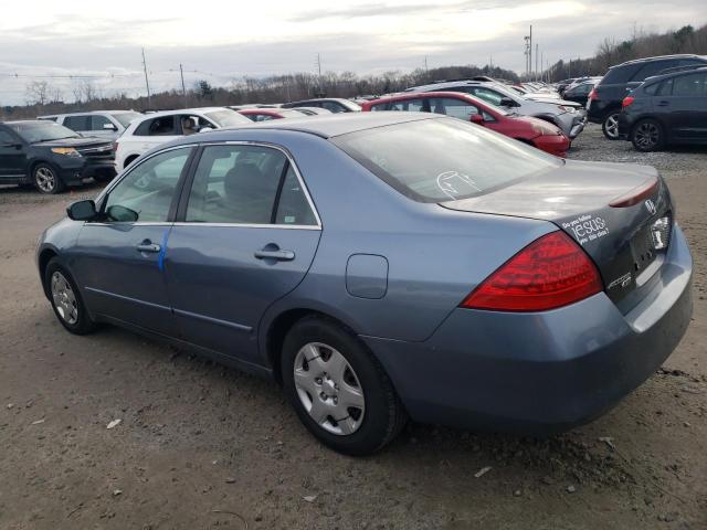 1HGCM56457A167842 - 2007 HONDA ACCORD LX BLUE photo 2