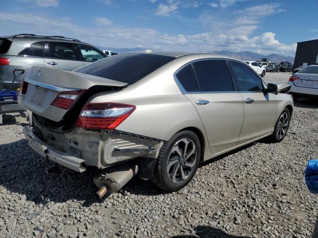 1HGCR2F88HA017597 - 2017 HONDA ACCORD EXL TAN photo 3