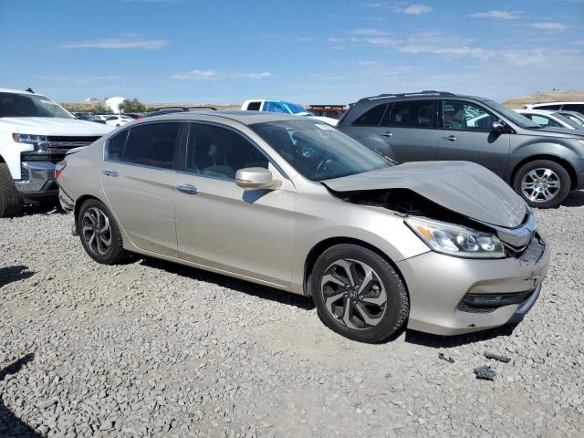 1HGCR2F88HA017597 - 2017 HONDA ACCORD EXL TAN photo 4