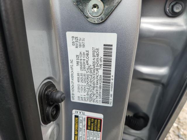 5J6RW1H88KA025094 - 2019 HONDA CR-V EXL Silber Foto 13