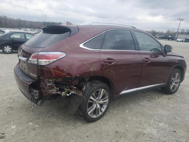 2T2ZK1BA0FC174111 - 2015 LEXUS RX 350 BURGUNDY photo 3