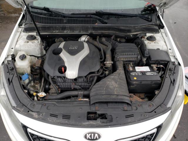 5XXGR4A69DG117398 - 2013 KIA OPTIMA SX WHITE photo 11