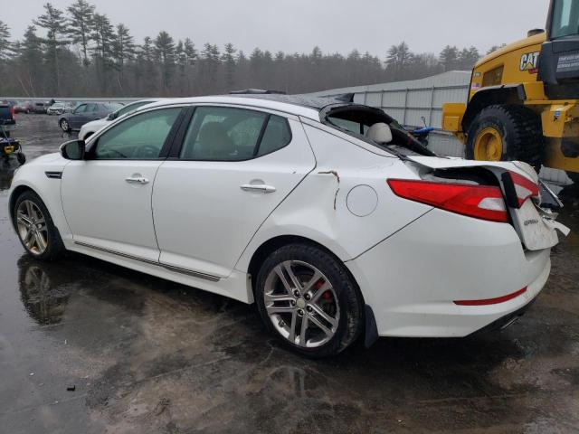 5XXGR4A69DG117398 - 2013 KIA OPTIMA SX WHITE photo 2