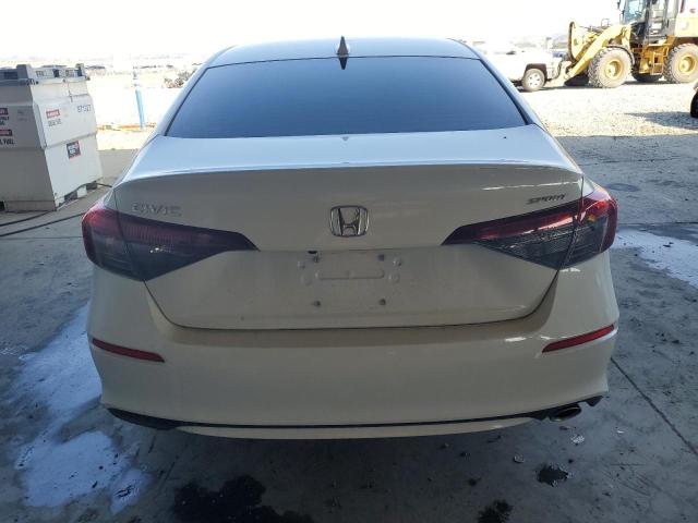 2HGFE2F51SH576349 - 2025 HONDA CIVIC SPORT WHITE photo 6