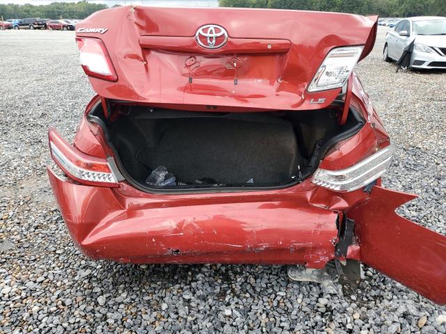 4T4BF3EK2BR179822 - 2011 TOYOTA CAMRY BASE RED photo 6