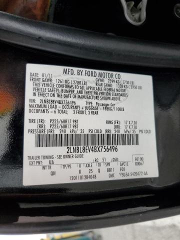 2LNBL8EV4BX756496 - 2011 LINCOLN TOWN CAR EXECUTIVE L BLACK photo 13