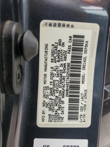 1NXBU4EE7AZ253086 - 2010 TOYOTA COROLLA BASE Grafit foto 12