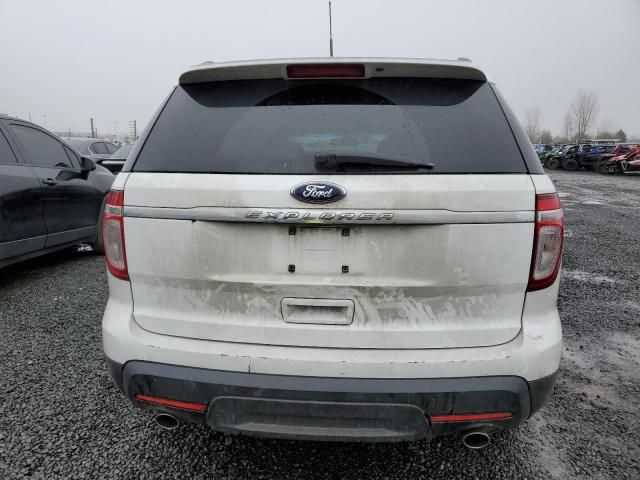 1FM5K7B86DGA68095 - 2013 FORD EXPLORER WHITE photo 6