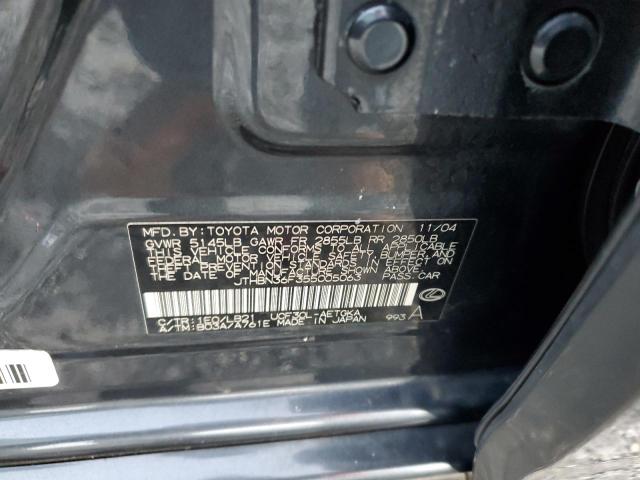 JTHBN36F355005063 - 2005 LEXUS LS 430 BLACK photo 12