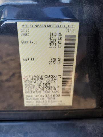 1N4AL3AP3FN384608 - 2015 NISSAN ALTIMA 2.5 GRAY photo 12