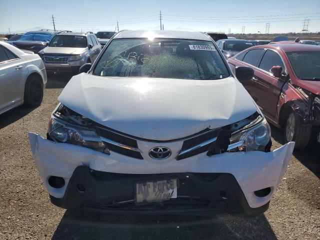 JTMBFREV6FJ021518 - 2015 TOYOTA RAV4 LE WHITE photo 5