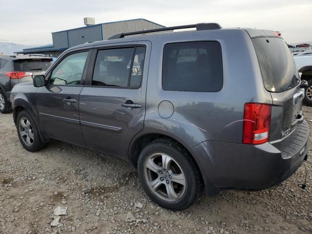 5FNYF3H53EB011098 - 2014 HONDA PILOT EXL GRAY photo 2