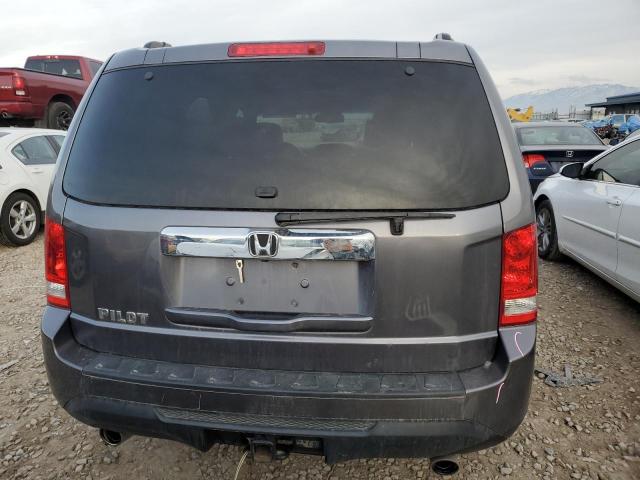 5FNYF3H53EB011098 - 2014 HONDA PILOT EXL GRAY photo 6