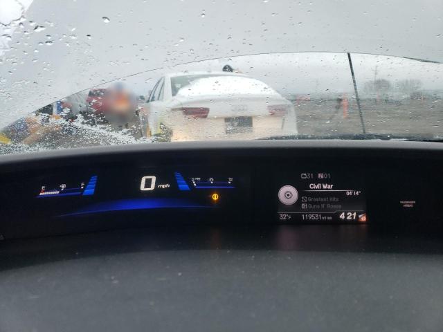 19XFB2F90DE084775 - 2013 HONDA CIVIC EXL ვერცხლისფერი ფოტო 9