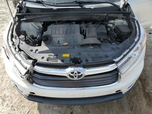 5TDKKRFHXFS048745 - 2015 TOYOTA HIGHLANDER XLE Білий фото 12