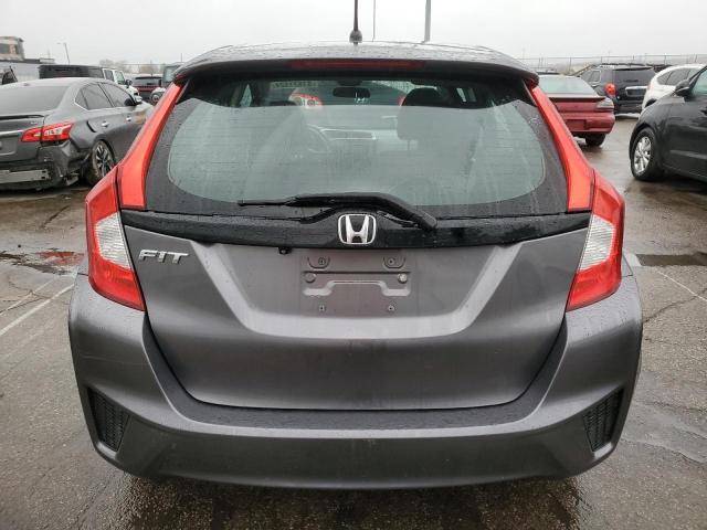 3HGGK5H51FM760452 - 2015 HONDA FIT LX GRAY photo 6