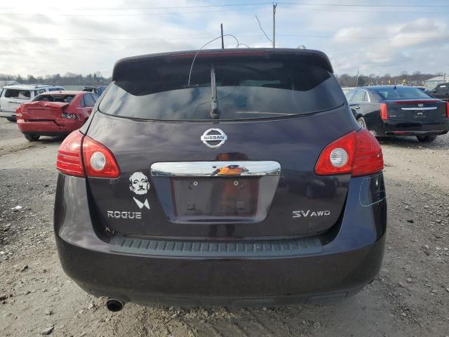 JN8AS5MVXBW306077 - 2011 NISSAN ROGUE S BLACK photo 6