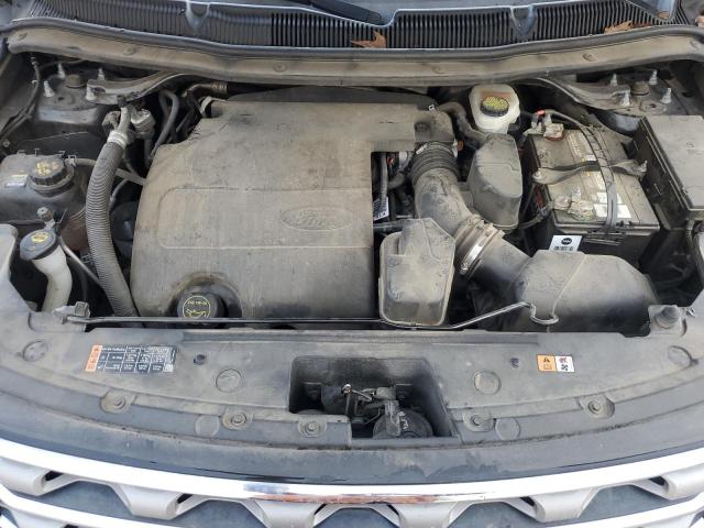 1FM5K7D89GGB39615 - 2016 FORD EXPLORER XLT ნაცრისფერი ფოტო 12