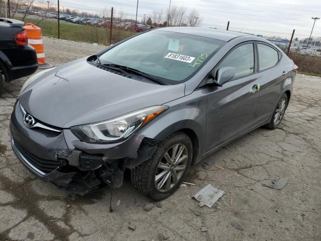 KMHDH4AE4GU567872 - 2016 HYUNDAI ELANTRA SE GRAY photo 1