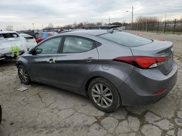 KMHDH4AE4GU567872 - 2016 HYUNDAI ELANTRA SE GRAY photo 2