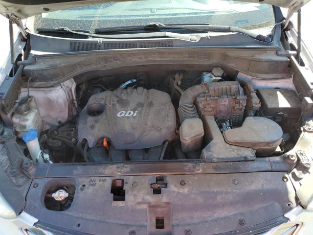 5XYZTDLB6FG266337 - 2015 HYUNDAI SANTA FE S SILVER photo 12