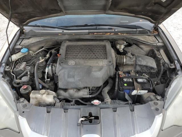 5J8TB18268A006525 - 2008 ACURA RDX GRAY photo 11