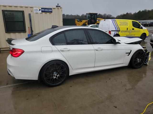 WBS8M9C58J5K99107 - 2018 BMW M3 WHITE photo 3