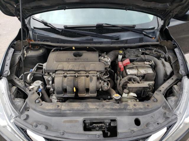 3N1AB7AP8HY258516 - 2017 NISSAN SENTRA S BLACK photo 11