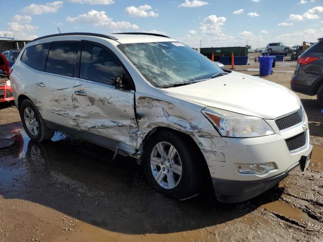1GNKVJED5CJ106042 - 2012 CHEVROLET TRAVERSE LT WHITE photo 4