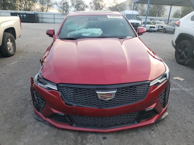 1G6DL5RP8P0410273 - 2023 CADILLAC CT4-V BLACKWING RED photo 5