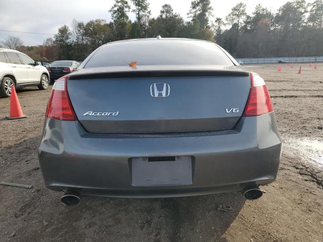 1HGCS2B85AA002474 - 2010 HONDA ACCORD EXL CHARCOAL photo 6