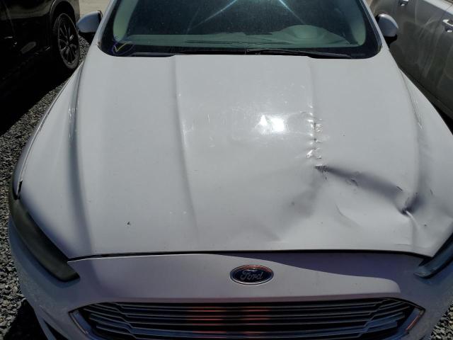 3FA6P0G70DR262878 - 2013 FORD FUSION S WHITE photo 11