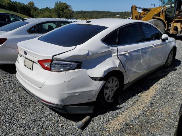 3FA6P0G70DR262878 - 2013 FORD FUSION S WHITE photo 3