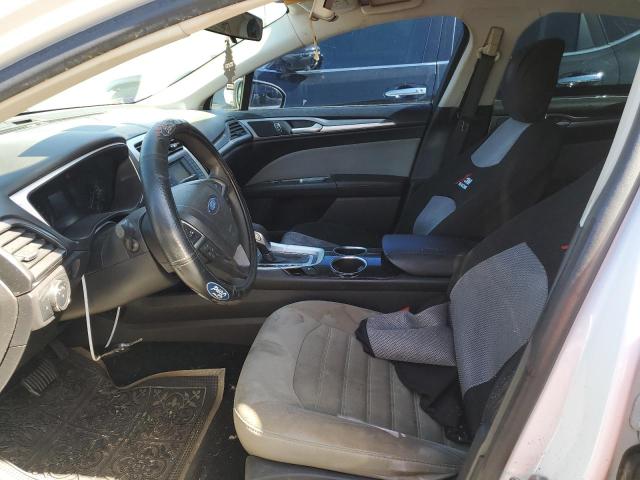 3FA6P0G70DR262878 - 2013 FORD FUSION S WHITE photo 7