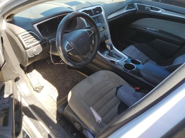 3FA6P0G70DR262878 - 2013 FORD FUSION S WHITE photo 8