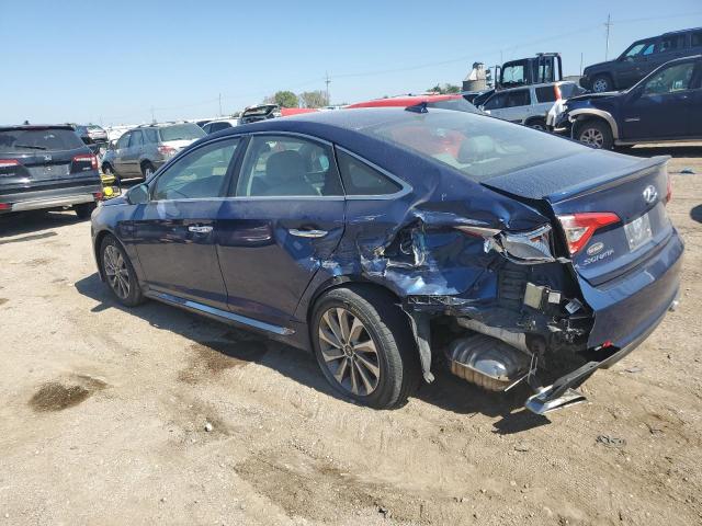 5NPE34AF7FH252394 - 2015 HYUNDAI SONATA SPORT BLUE photo 2