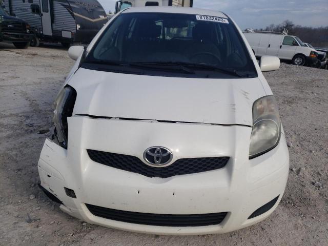 JTDKT903495261730 - 2009 TOYOTA YARIS WHITE photo 5