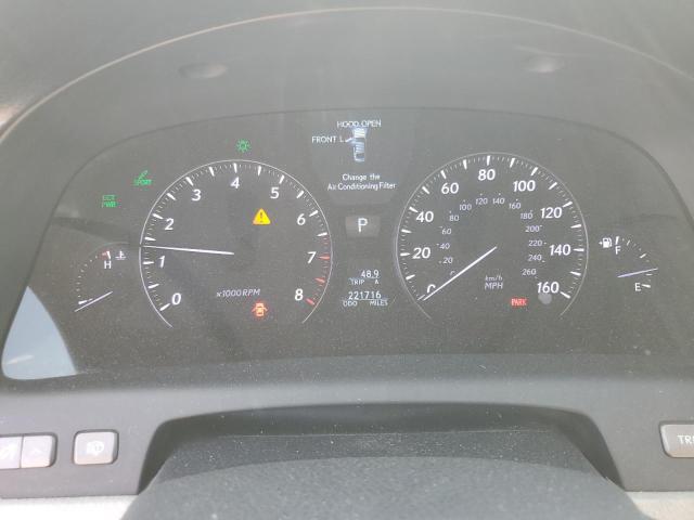 JTHGL1EFXA5037519 - 2010 LEXUS LS 460L Сріблястий фото 9